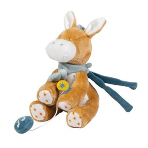 Nattou Musical Cuddly Donkey Leo, 22 cm, Dark Warm Beige - Publicité