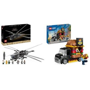 Lego Icons Dune Atreides Royal Ornithopter, Set de Collection pour Adultes & City Le Food-Truck de Burgers, Jouet de Camionnette, Cadeau pour Garçons et Filles de 5 Ans ou Plus - Publicité