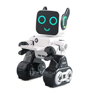 Toyvian Robot rc pour Les Enfants des Robots Jouets musicaux Cadeau kit Robot Intelligent Modèle k10 Blanche - Publicité