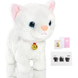 Smalody Robot Cat Robot Kitty Jouet, Chat Interactif en Peluche, Contrôle Tactile Meow Chaton, Animal Électronique Animés pour Filles Bébé Enfants - Publicité