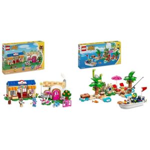 Lego Animal Crossing Boutique Nook et Maison de Rosie, Jouet de Construction Créatif pour Enfants & Animal Crossing Excursion Maritime d'Amiral, Jouet de Construction Créatif pour Enfants - Publicité