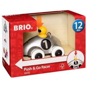 Brio 30232 Voiture de Course Push and Go Grise - Publicité