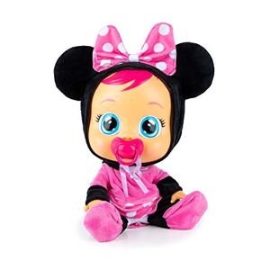 Cry Babies Magic Tears CRY BABIES Minnie   Poupée interactive qui pleure de vraies Larmes avec son Pyjama de Minnie Disney et sa Tétine Poupon idéal pour enfants +18 Mois - Publicité
