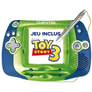 LeapFrog 61001 Jeu Educatif Electronique Leapster Console Jeu Toy Story 3 inclus Verte - Publicité