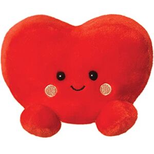 Aurora World- , 61513, Palm Pals Cœur Amour, 13cm, Peluche éco-Responsable, Rouge, Red - Publicité