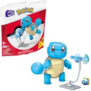 MEGA Pokémon Figurine Action Carapuce 12 cm, Jeu De Briques De Construction pour Enfants Et Adultes, Modèle Pokémon À Collectionner avec 199 Pièces, Jouet pour Enfant de 7 Ans et Plus, GYH00 - Publicité