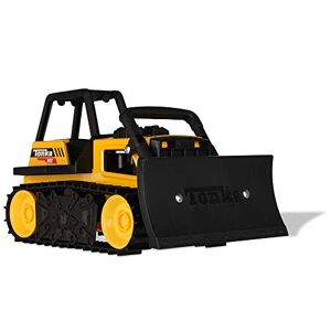 Tonka Steel Classics Bulldozer, , Jouet de bulldozer pour enfants, Jouets de constructions pour le jeu créatif, jaune-noir, pour garçons et filles, enfants à partir de 3 ans - Publicité