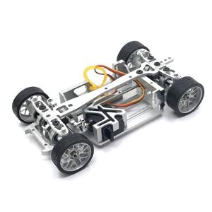 MANGRY Cadre adapté for Mos Quito Car Racing Drift Mini-Q 1/28 RC, pièces de Voiture (Color : Silver) - Publicité