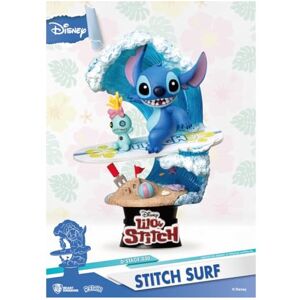 Beast Kingdom Toys Disney Summer Series D-Stage PVC Diorama Stitch Surf 15 cm - Publicité