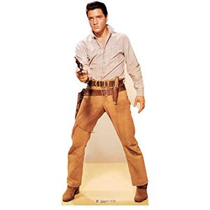 STAR CUTOUTS -STSC572 Figurine Géante Carton Elvis Presley Western, Uni, STSC572, Gunfight, Taille Unique - Publicité