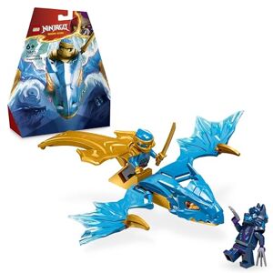 Lego Ninjago L’Attaque du Dragon Rebelle de NYA, Set de Ninja avec Jouet de Dragon et Figurines incluant NYA avec Mini-Katana, Cadeau pour Garçons et Filles Dès 6 Ans 71802 - Publicité