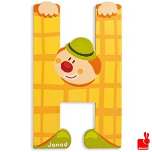 Janod J04549 H Party B004XS8GQU Wooden Clown Letter, Multicolour, one Size - Publicité