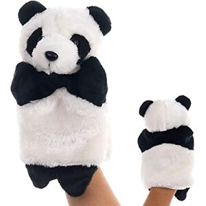 Rosixehird Marionnettes à Main pour Enfants Marionnettes à Main Animaux Doux Mignons Marionnettes Panda Vives pour Enfants   Fun Storytelling Enseignement rôle préscolaire Toy Panda Puppets - Publicité