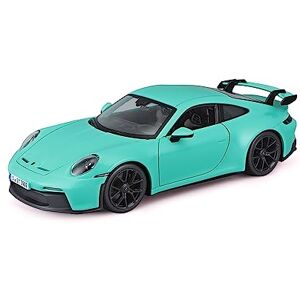 Bburago 1/24 Porsche 911 GT3 2021 Vert Menthe   Voiture Reproduction Miniature à échelle pour Enfant   À Partir de 3 Ans et +   21104G - Publicité