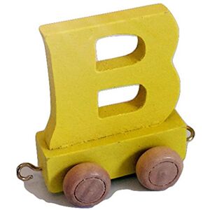 toys.funworld Ensemble de lettres de l'alphabet en bois coloré pour enfant sur train, personnalisable - Publicité