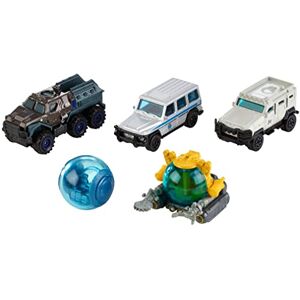 Matchbox Jurassic World Coffret 5 véhicules, Jouet pour Enfant de Petites Voitures Miniatures, modèle aléatoire, FMX40 - Publicité