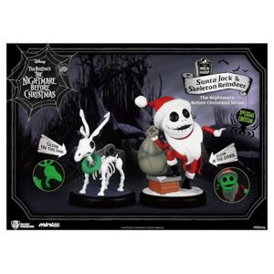 Beast Kingdom Toys L´étrange Noël de Mr. Jack Pack 2 Figurine Mini Egg Attack Santa Jack & Skeleton Reindeer 8 cm - Publicité