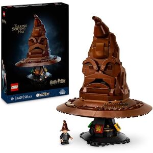 Lego Harry Potter Le Choixpeau Magique Qui Parle, 31 Sons Aléatoires, Modèle à Construire, Déco sur Le Thème du Cinéma, Idée Cadeau pour Adultes, pour Mère, Père et Fans de Maisons de Poudlard 76429 - Publicité