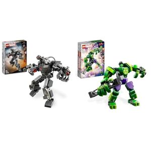 Lego 76277 Marvel L’Armure Robot de War Machine, Jouet de Robot avec : 3 Canons de Tir & 76241 Marvel L’Armure Robot de Hulk, Figurine Avengers, Jouet de Construction - Publicité