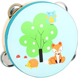 Small Foot-10721 Tambourin Petit Renard en Bois, Instrument de Musique adapté aux Enfants pour développer Le Sens du Rythme Jouet, 10721 - Publicité