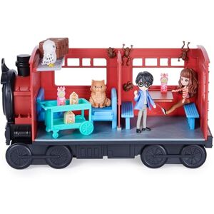 Wizarding World HARRY POTTER POUDLARD EXPRESS MAGICAL MINIS  Train Poudlard Express Pour Aller À L'École Sorcellerie 2 Figurines Exclusives Et 12 Accessoires Jouet Enfant 6 ans et + - Publicité