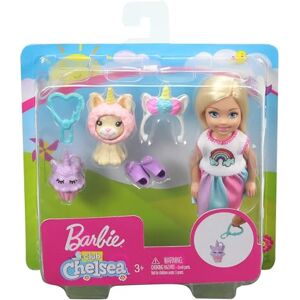 Barbie Famille Mini-poupée Chelsea Déguisement Licorne avec Accessoires Assortis, Jouet pour Enfant, GHV70 - Publicité