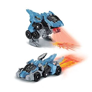 VTech Switch & Go Dinos Fire, Dinosaure Sonore Lazor, le Super Vélociraptor, Jouet 2 en 1 Transformable en Voiture de Course, Projections Lumineuses, Cadeau Enfant Dès 4 Ans Contenu en Français - Publicité