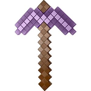 Mattel Minecraft Pioche enchantée, violette, jouet d’imitation et d'action pour enfant inspiré par le jeu vidéo, dès 6 ans, HFF60 - Publicité