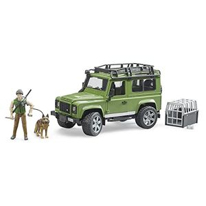 bruder LR Defender Station met boswachter en hond - Publicité