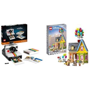 Lego Ideas Appareil Photo Polaroid OneStep SX-70, Maquette à Construire & 43217 Disney et Pixar La Maison de « Là-Haut », Jouet avec Ballons, Figurines Carl, Russell et Doug, Maquette Colle - Publicité