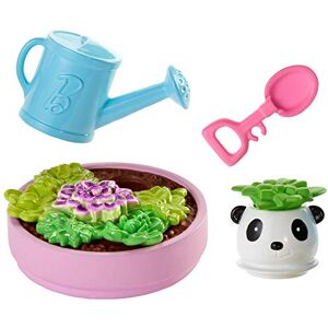 Barbie Lot de 4 accessoires avec pot et accessoires pour plantes succulentes - Publicité