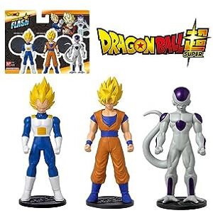 Bandai 3 Figurines Dragon Ball Z Flash 10 cm - Publicité