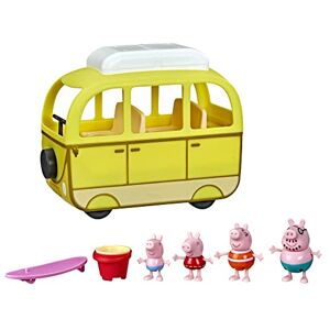 Nerf Peppa Pig Adventures Camping-Car à la Plage, Jouet préscolaire : 10 pièces, Roues fonctionnelles, dès 3 Ans F3632FF2 Multicolore - Publicité