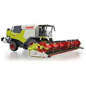 Wiking 077857 Claas Trion 720 Montana avec Convio 1080 et chariot de transport, Modèle réduit Moissonneuse-Batteuse, 1:32, métal/plastique, à partir de 14 ans, Éléments mobiles du train de roulement - Publicité