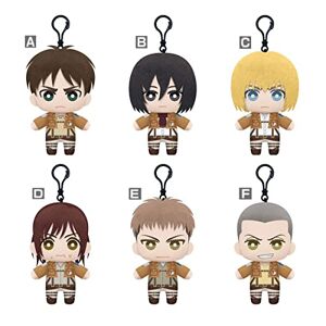 Bandai Banpresto BP19084 Figurine Attack on Titan Tomonui Plush Assort Series 1 Multicolore 15 cm - Publicité