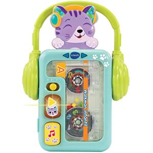 VTech Walkman pour enfants Découvrez la musique, Casette interactive à introduire dans le monde de la musique, Jouet bébé +9 mois, Version ESP - Publicité