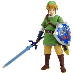 Diamond Select Toys Good Smile Company 019687 The Legend of Zelda Skyworld Sword Figurine Figma Link - Publicité