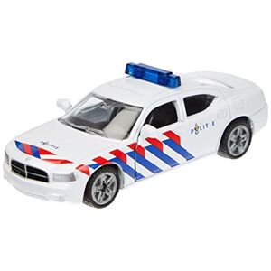 SIKU 1402 Dodge Charger Politie Nouvelle Zélande Blanc/Bleu / Maquette de Voiture Rouge (Boursouflure) - Publicité
