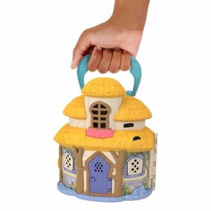 Mattel Disney Wish, Asha et la bonne étoile Cottage d’Asha du Royaume de Rosas Coffret avec mini poupée et maison de poupée, 1 figurine Star et plus de 15 accessoires, jouets de voyage, HRH76 - Publicité