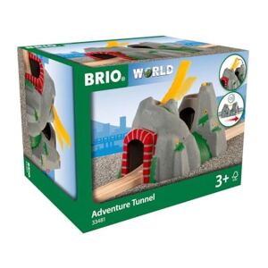 Brio World 33481 Tunnel d'Aventures Accessoire pour Circuit de Train en Bois 4 Sons différents et aléatoires Jouet pour garçons et Filles dès 3 Ans - Publicité