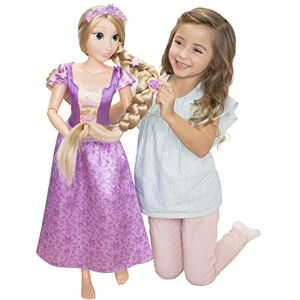 Grande Poupée Princesse Raiponce 80cm Licence Officielle Disney Poupée Articulée Tresse Soyeuse Robe Et Accessoires Coiffures Inclus Jouets Enfants Dès 3 Ans - Publicité