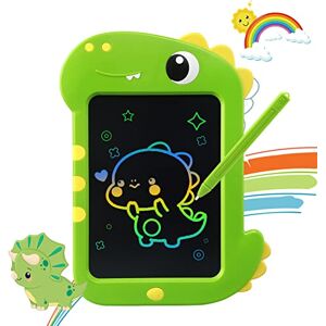 BelleStyle Dinosaure Jouet Enfants 3 4 5 6 7 8 Ans LCD Tablette D'écriture 8.5 Pouces Coloré Tablette Dessin, Tableau Ardoise Magique Creatif Jeux Educatif Jouets Cadeaux pour Garcon Fille - Publicité