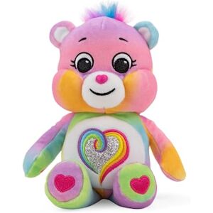 Pioupiou et Merveilles Peluche Bisounours TOUTENSEMBLE Découvre Le Pouvoir Magique de Ton bisounours Peluche Toute Douce Qui Adore Les câlins 22cm Glitter cœur Arc-en-Ciel A partir de 6 Mois 16708 - Publicité