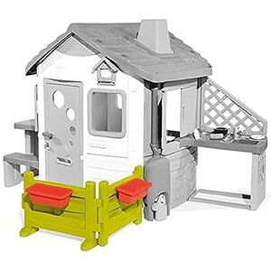 Smoby Espace Jardin Accessoire de Maison  2 Barrières + 2 Jardinières 810904 - Publicité