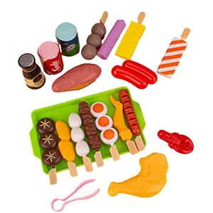 Sunnyushine jouets cuisine pour barbecue, jouets réalistes pour barbecue avec ustensiles cuisine simulation pour garçons et filles, cadeau éducatif - Publicité