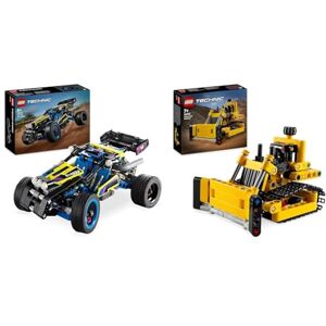 Lego Technic Le Buggy Tout-Terrain de Course, Véhicule de Rallye & Technic Le Bulldozer, Jouet de Construction pour Enfants, Véhicule Excavateur, Cadeau pour Garçons et Filles - Publicité