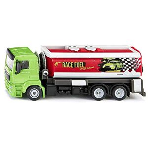 SIKU 2716, Camion avec caisse de camion-citerne, 1:50, Métal/Plastique, Vert/Rouge, flexible de réservoir roulant - Publicité