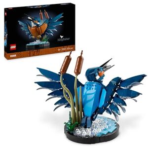 Lego Icons Le Martin-pêcheur, Kit de Maquette pour Adultes Amoureux des Oiseaux et de l'Ornithologie, Idée Cadeau pour la Fête des Mères et la Décoration de la Maison ou du Bureau 10331 - Publicité