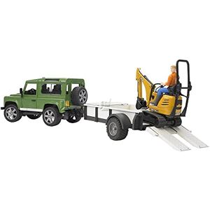 Carson 500907654 1:16 RC Tracteur JCB avec remorque 2.4G 100% RTR -  Véhicule télécommandé, Tracteur avec Fonctions Son et lumière, Tracteur