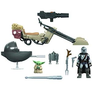 Star Wars Mission Fleet The Mandalorian The Child Battle for The Bounty, Figurine de 6 cm et véhicule, dès 4 Ans - Publicité